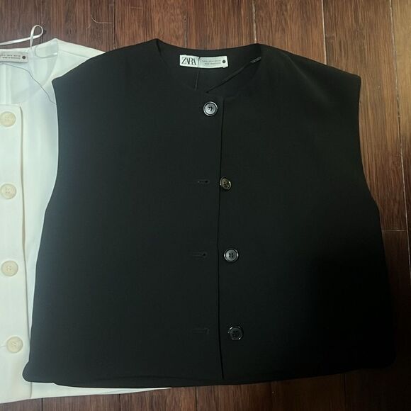 Buttoned Vest Top - ZW Collection - NWT - 3 Colors (Sold Separate) ZARA - Picture 5 of 7